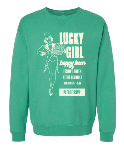 **BRAND NEW - LUCKY GIRL - ST PATRICK'S DAY PULLOVER