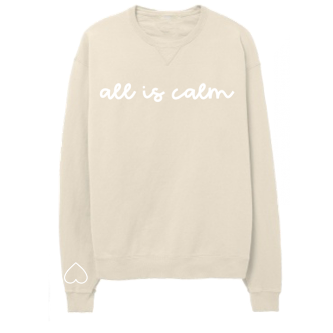 -ALL IS CALM PULLOVER- limited qty