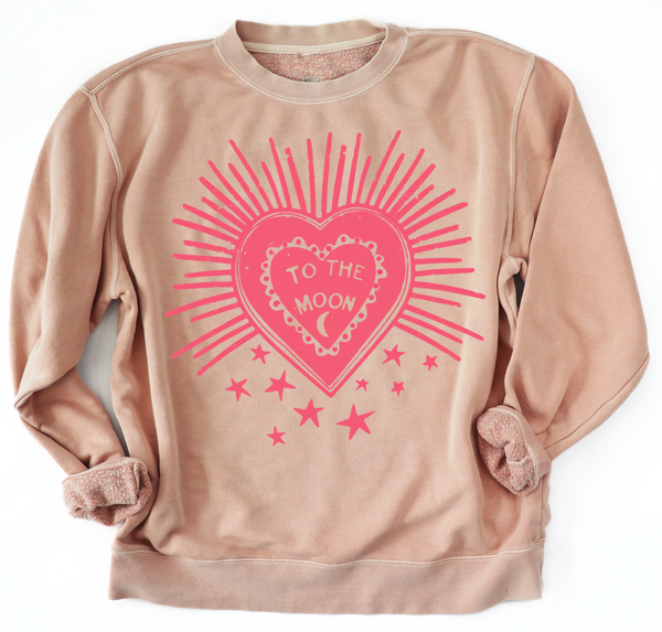 *LOVE YOU TO THE MOON PULLOVER