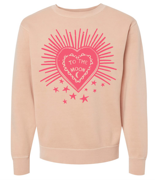 *LOVE YOU TO THE MOON PULLOVER