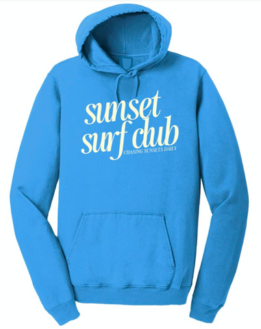 ***BRAND NEW - SUNSET SURF CLUB - CHASING SUNSETS DAILY HOODIE