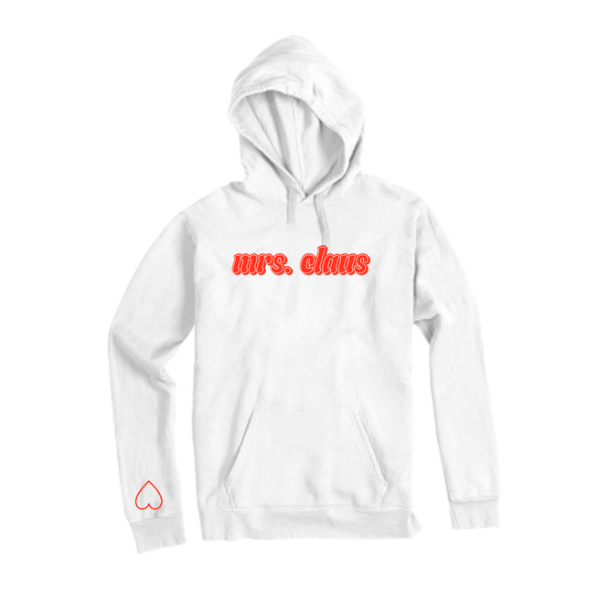 *MRS. CLAUS WHITE HOODIE - limited