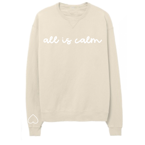 -ALL IS CALM PULLOVER- limited qty