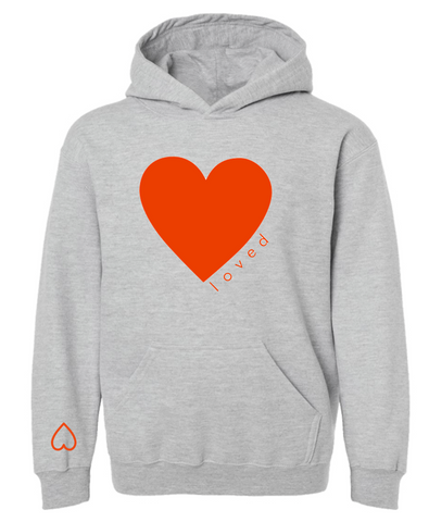 HEART LOVED HOODIE YOUTH